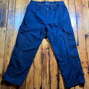 5.11 Tactical Mens 40x30 (Fits 38x30) Taclite Pro Ripstop‎ Pants Cargo Work Blue